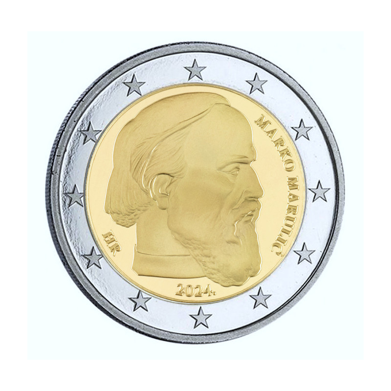 2 euros commémorative Croatie 2024 - Marko Marulic.