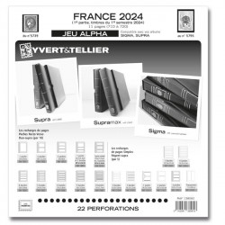 Jeux ALPHA France 2024 premier semestre sans pochettes de protection.