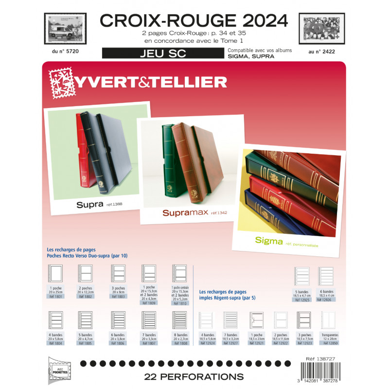 Jeux SC Yvert France Croix-Rouge 2023-2024.