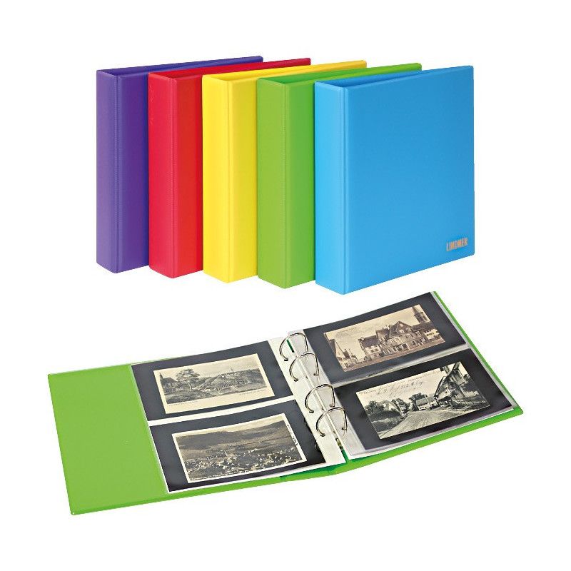 Album Publica M Color Lindner pour cartes postales, photos.