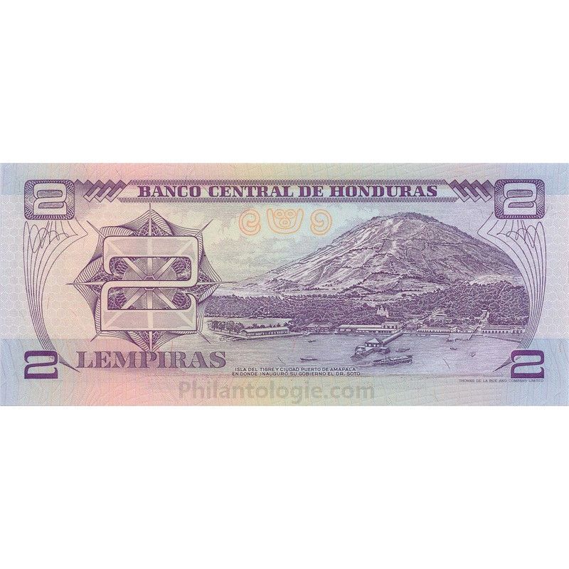 Honduras 3 billets de banque neufs.