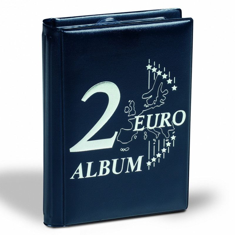 VISTA album numismatique pourpièces comm. all. de 2 euros avec