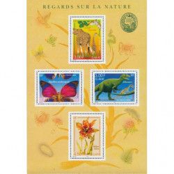 Bloc-feuillet de timbres N°31 Faune et flore neuf**.