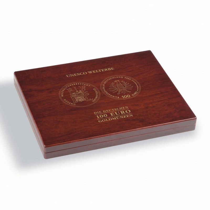 Coffret pour 16 pièces allemandes de 100 euros or "UNESCO".