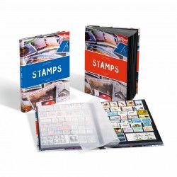 Classeur Perfecta petit modèle 32 pages blanches pour timbres