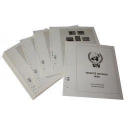 Feuilles préimprimées Lindner-T Nations Unies Vienne 2014-2021.