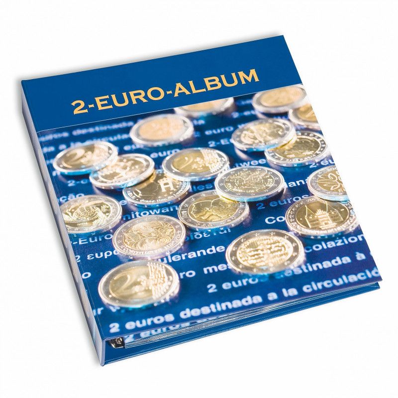 Classeur Numis pour pièces de 2 euros commémoratives.  Philantologie