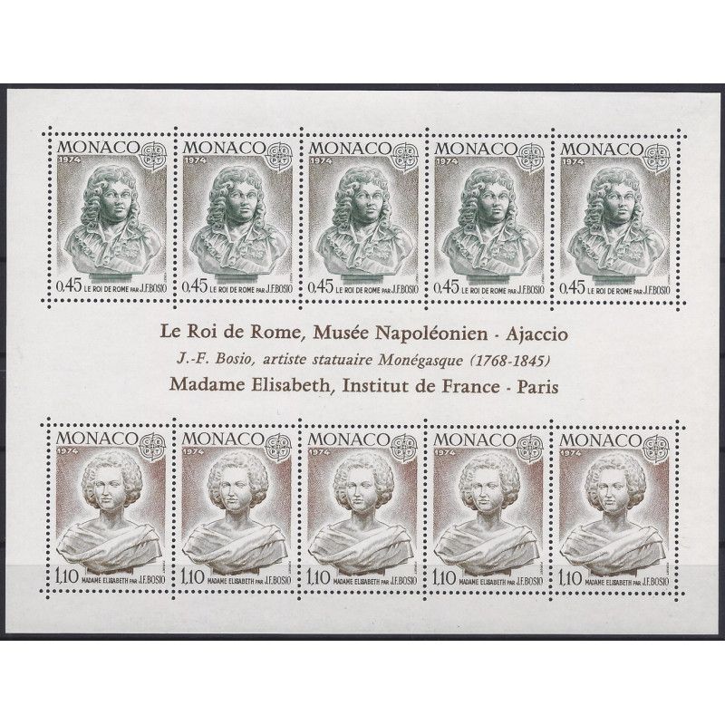 Monaco bloc-feuillet de timbres N°9 Europa neuf**.