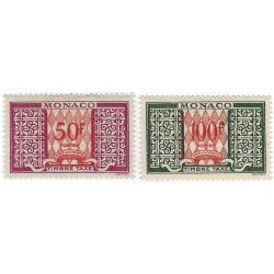 Monaco timbres-taxe N°38A-39 neuf**.