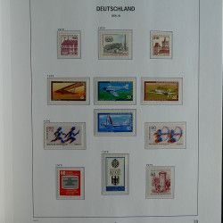 Collection timbres Berlin 1975-1990 neufs complet en album DAVO.