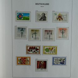 Collection timbres Berlin 1975-1990 neufs complet en album DAVO.