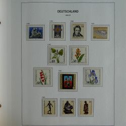 Collection timbres Berlin 1975-1990 neufs complet en album DAVO.