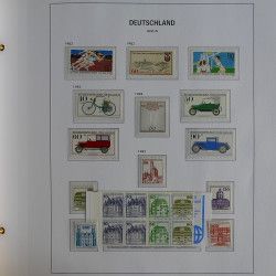 Collection timbres Berlin 1975-1990 neufs complet en album DAVO.