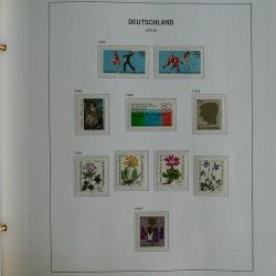 Collection timbres Berlin 1975-1990 neufs complet en album DAVO.