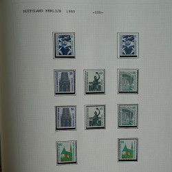 Collection timbres Berlin 1975-1990 neufs complet en album DAVO.