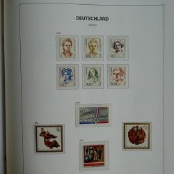 Collection timbres Berlin 1975-1990 neufs complet en album DAVO.