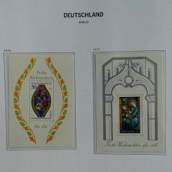 Collection timbres Berlin 1975-1990 neufs complet en album DAVO.