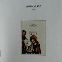 Collection timbres Berlin 1975-1990 neufs complet en album DAVO.