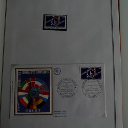 Collection historique des timbres Europa 1976-1979 en album Cérès.