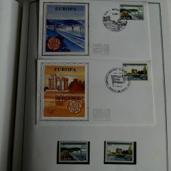 Collection historique des timbres Europa 1976-1979 en album Cérès.