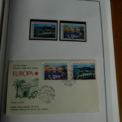 Collection historique des timbres Europa 1976-1979 en album Cérès.