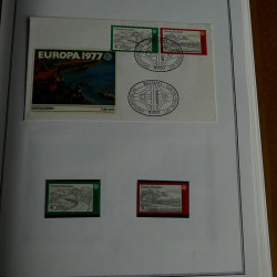 Collection historique des timbres Europa 1976-1979 en album Cérès.