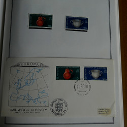 Collection historique des timbres Europa 1976-1979 en album Cérès.