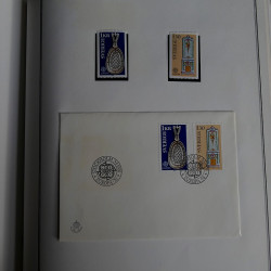 Collection historique des timbres Europa 1976-1979 en album Cérès.