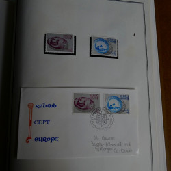 Collection historique des timbres Europa 1976-1979 en album Cérès.