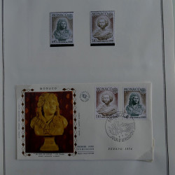 Collection historique des timbres Europa 1971-1975 en album Cérès.