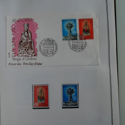 Collection historique des timbres Europa 1971-1975 en album Cérès.