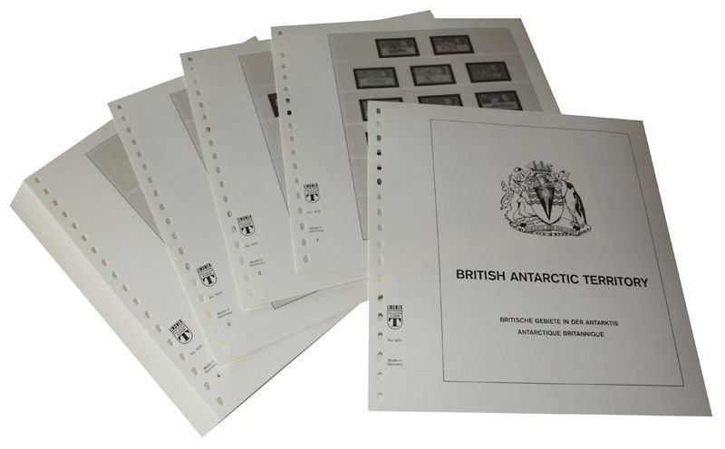 Albums Lindner-T pour collectionner les timbres d’Antarctiques Britanniques