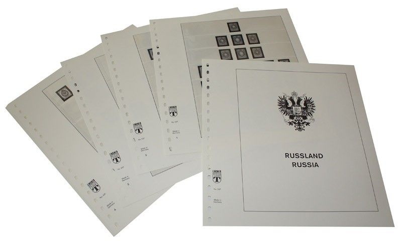 Albums Lindner-T pour collectionner les timbres de Russie parus jusqu'à nos jours.