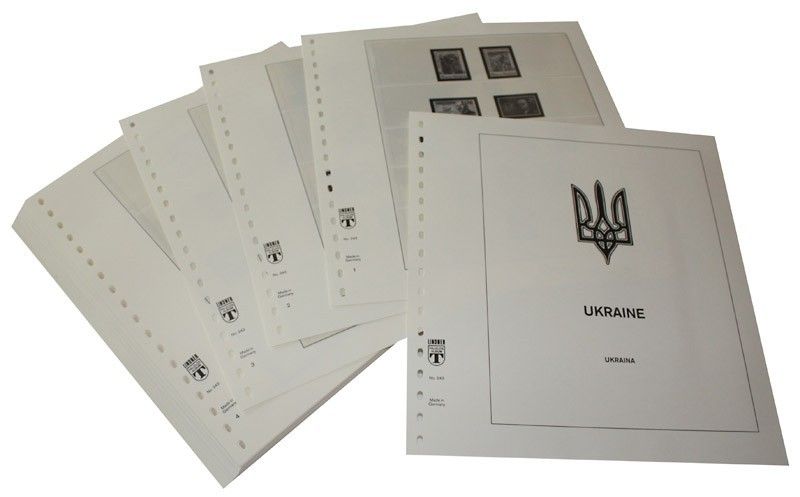 Albums Lindner-T pour collectionner les timbres d'Ukraine parus jusqu'à nos jours