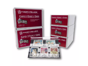 Cartes de classement à bandes pour collectionner les timbres-poste.