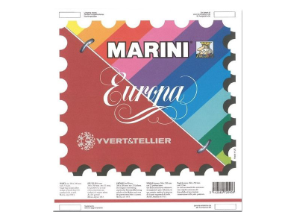Albums philatéliques à bandes Marini pour classer timbres de France.