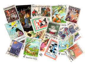 Pochettes de timbres thématiques sur les bandes dessinées, Disney.