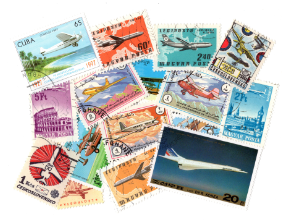 Pochettes de timbres thématique sur l'aviation sélectionnées avec soin pour compléter votre collection.