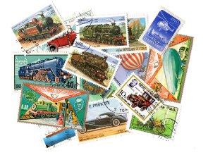 Pochettes de timbres thématiques sur les transports sélectionnées avec soin pour compléter votre collection.
