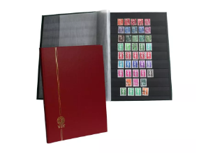 Classeurs, albums 48 pages blanches ou noires pour collection de timbres-poste.