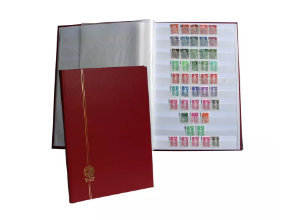 Albums, classeurs 64 pages blanches ou noires pour ranger votre collection de timbres-poste.