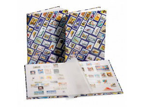 Classeurs à motifs pour des jeunes collectionneurs qui débutent une collection de timbres.